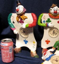 RELOJES PAYASO CUERPO CARTA POKER 002